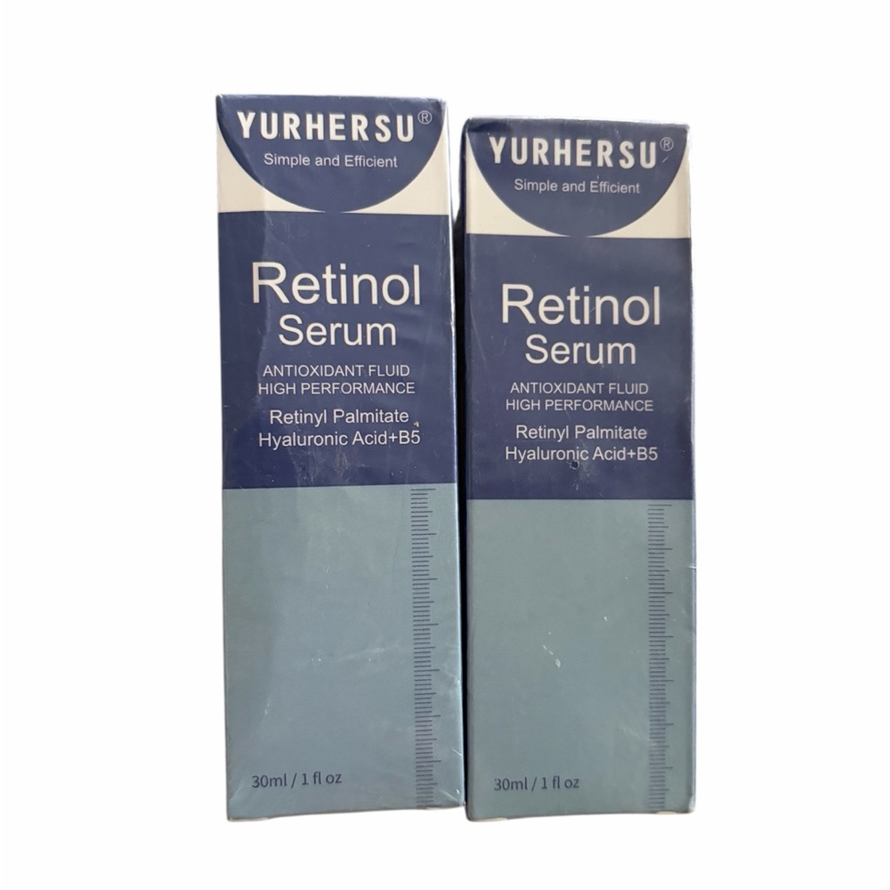 2-Pack Yuhhersu Retinol Retinyl Palmitate Hyalurinic Acid + B5 Serum NIB